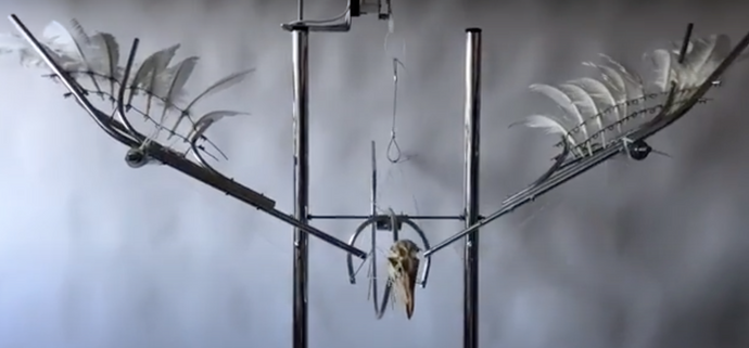 Escaping Gravity, a kinetic sculpture by Stefan Yordanov