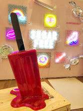 Load image into Gallery viewer, &#39;Red &amp; Magenta Glitter Popsicle&#39; | Betsy Enzensberger | Sculpture
