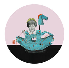 Load image into Gallery viewer, The Blue Horse and the Dimensions | Allison M Low | Drawing