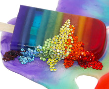 Load image into Gallery viewer, Crystal Double Rainbow Splat, 2021  | Betsy Enzensberger | Sculpture