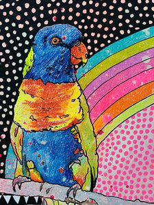 Living in the Rainbows 1  I Carley Cornelissen | Painting