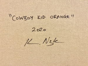 Cowboy Kid Orange  | Kareem Rizk | Mixed Media