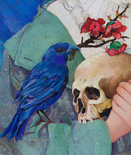 Load image into Gallery viewer, 'Blue Bird' | Minas Halaj | Painting