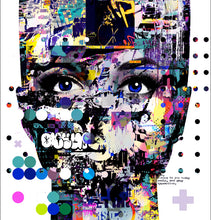 Load image into Gallery viewer, Blue Eyes | Paco Raphael | Painting & Digital Collage