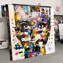 Load image into Gallery viewer, Blue Eyes | Paco Raphael | Painting & Digital Collage