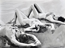 Load image into Gallery viewer, 'Sleep and Sand Study' | Rikki Kasso | Painting