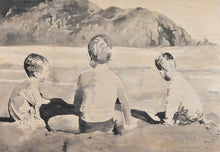 Load image into Gallery viewer, 'Three Boys on Tallows' | Rikki Kasso | Painting