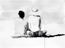 Load image into Gallery viewer, &#39;Vacation Couple Study&#39; | Rikki Kasso | Painting
