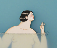 Load image into Gallery viewer, Japanese Swimmers | Sonia Alins | Painting
