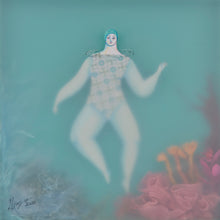 Load image into Gallery viewer, La Bañista del Arrecife Rosado (Swimmer by the Pink Reef) | Sonia Alins | Painting