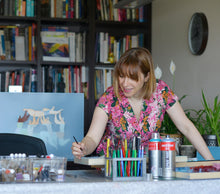 Load image into Gallery viewer, Viviendo de Likes (Waiting for a Like) | Sonia Alins | Painting