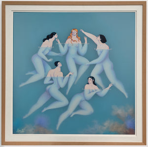 Tethys and Her Daughters  | Sonia Alins | Painting
