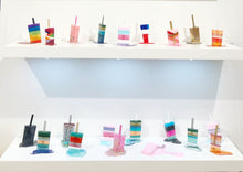 Load image into Gallery viewer, Aqua Sprinkle Pop #8 | Betsy Enzensberger | Sculpture