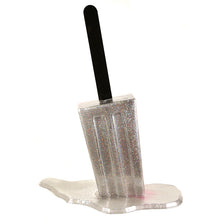Load image into Gallery viewer, &#39;Silver Glitter Bomb Popsicle&#39;| Betsy Enzensberger | Sculpture
