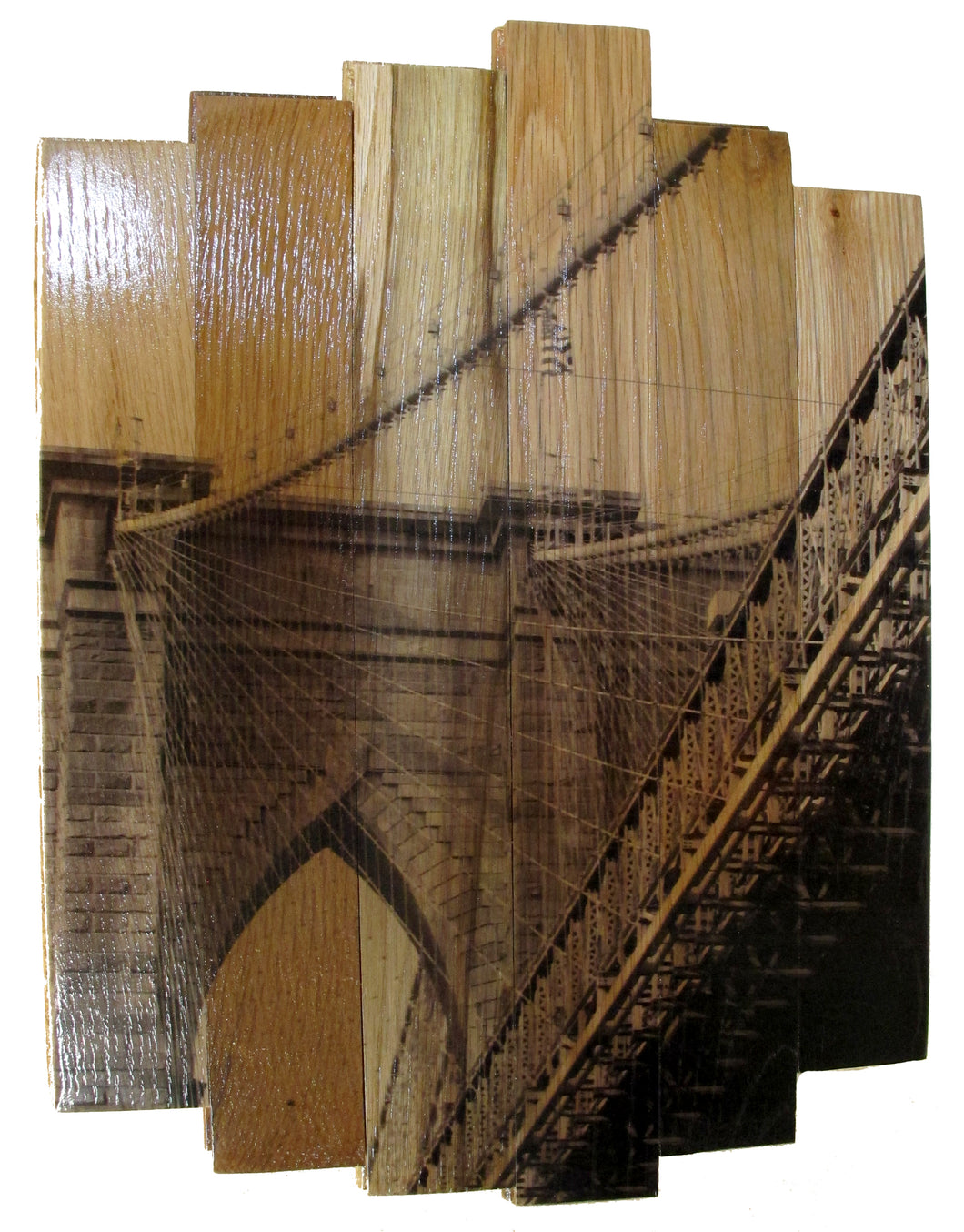 'Brooklyn Bridge II' | MK Semos & Hugo G. Urrutia | Mixed Media