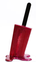 Load image into Gallery viewer, &#39;Red &amp; Magenta Glitter Popsicle&#39; | Betsy Enzensberger | Sculpture
