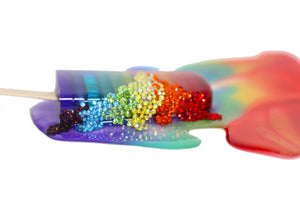 Crystal Double Rainbow Splat, 2021  | Betsy Enzensberger | Sculpture