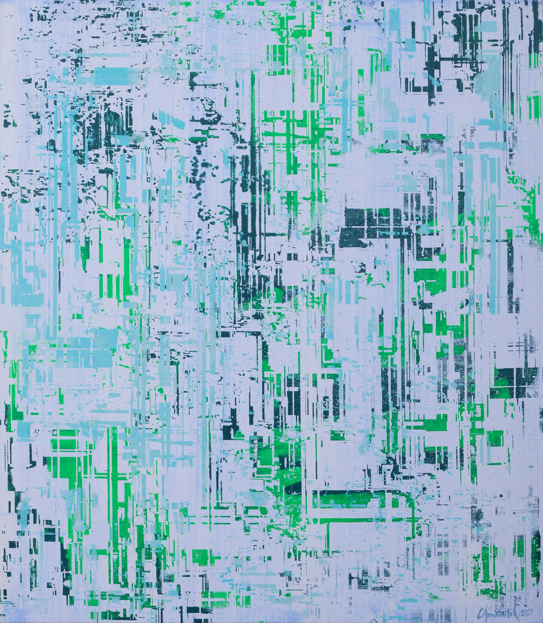 Reverb and Phase Shift  | Cristobal Anwandter | Painting