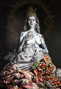 'Queen's Time Out I - Beer Edition'  | Gabriel Moreno | Limited Edition Print