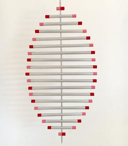Oval Red & Rose -  Variable Code | Gregorio Siem | Sculpture