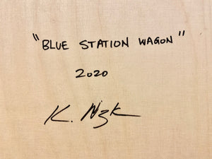 Blue Station Wagon | Kareem Rizk | Mixed Media