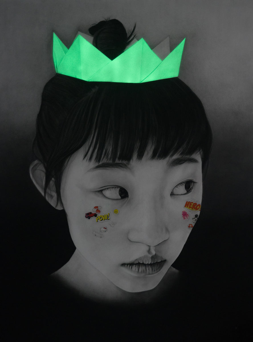 Neon Crown | Lantomo | Drawing – Retrospect Galleries