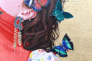 'Butterfly #8' | Minas Halaj | Painting