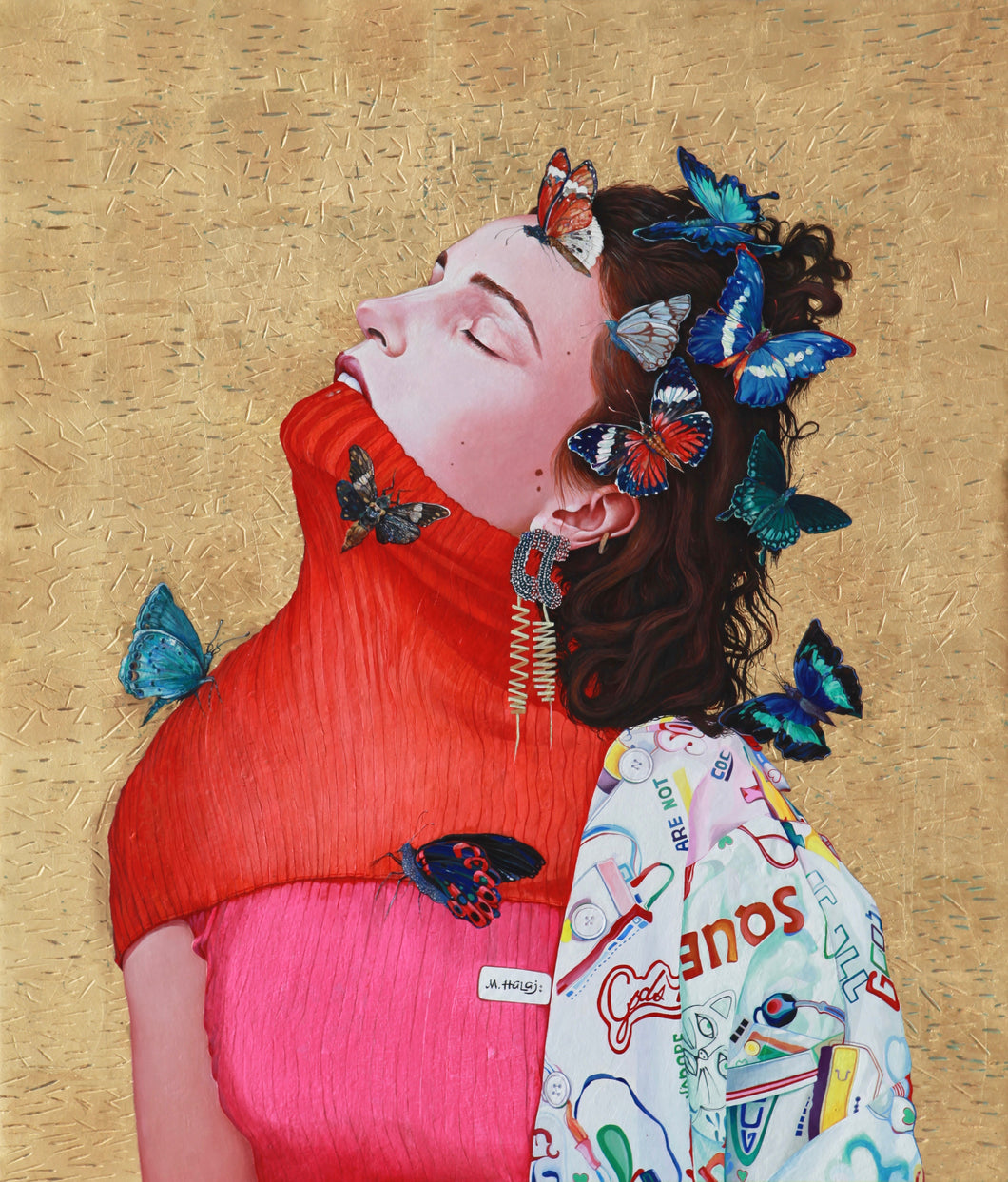 'Butterfly #8' | Minas Halaj | Painting