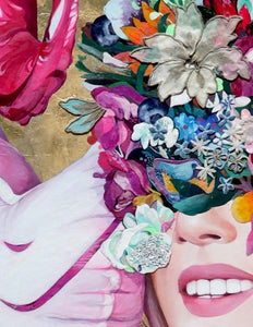 'Floral Mind 54' | Minas Halaj | Painting