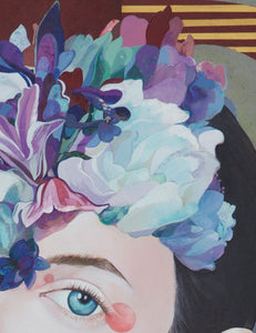 'Floral Mind 58' | Minas Halaj | Painting