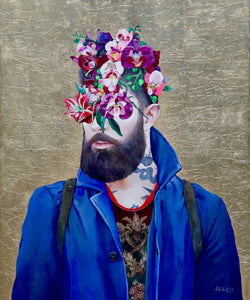 'Floral Mind 60' | Minas Halaj | Painting