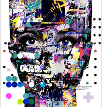 Load image into Gallery viewer, Blue Eyes | Paco Raphael | Painting &amp; Digital Collage
