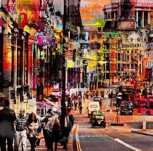 Goodbye Stranger | Paco Raphael | Painting & Digital Collage ...