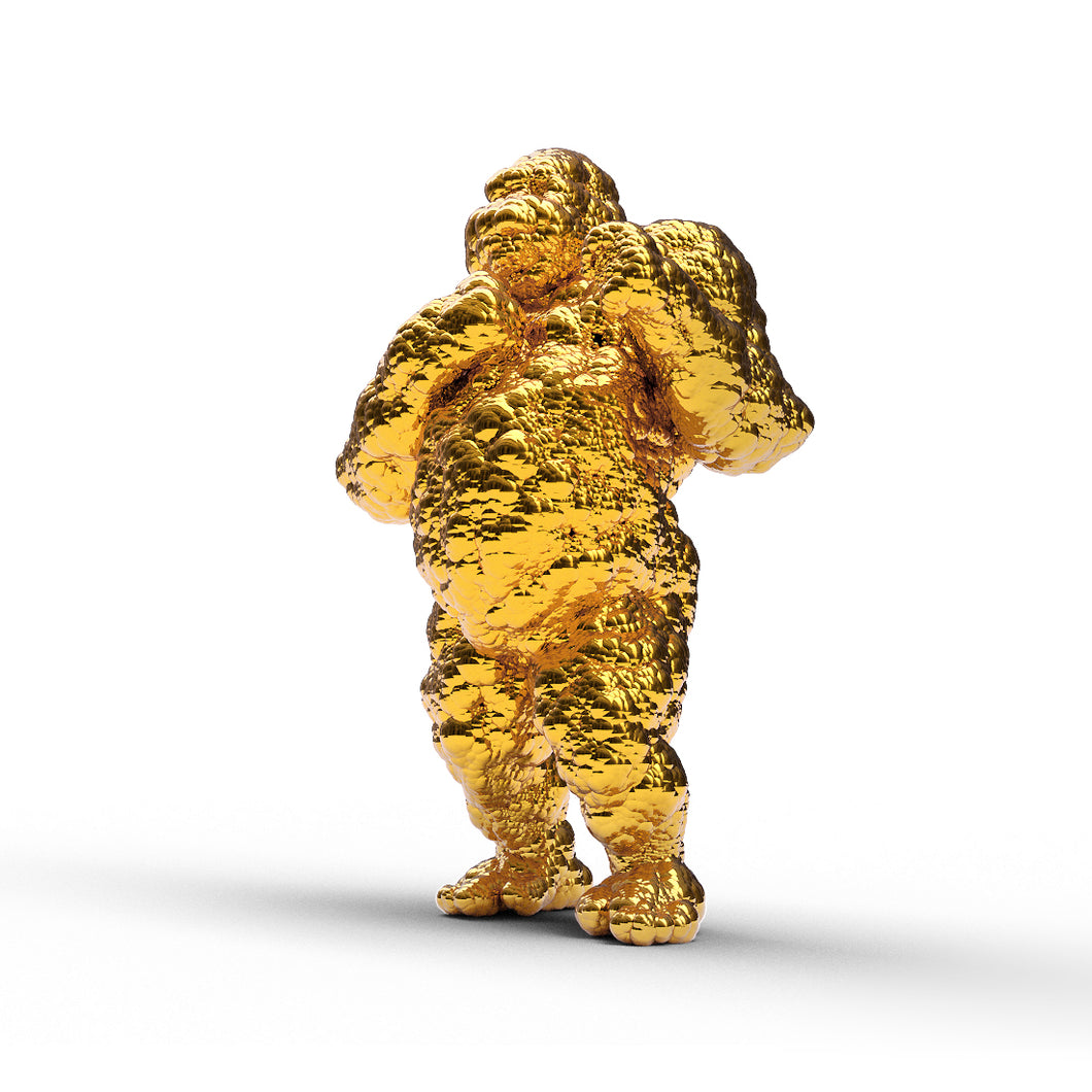 Kong (Gold) I Paco Raphael | Sculpture