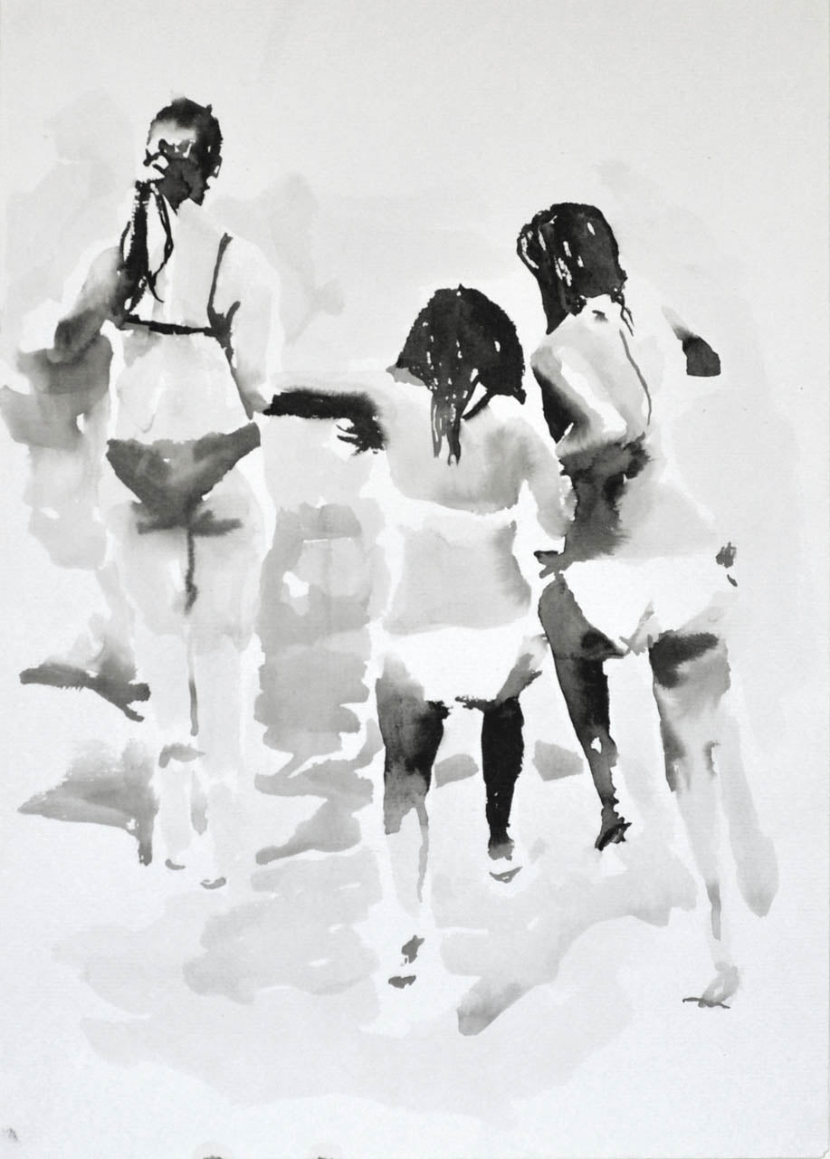 'Cliff Jump Study' | Rikki Kasso | Painting