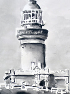 'Lighthouse Study 7' | Rikki Kasso | Painting