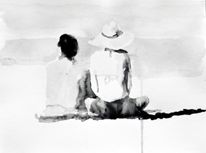 'Vacation Couple Study' | Rikki Kasso | Painting