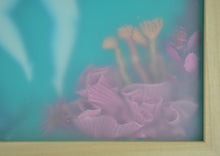 Load image into Gallery viewer, La Bañista del Arrecife Rosado (Swimmer by the Pink Reef) | Sonia Alins | Painting
