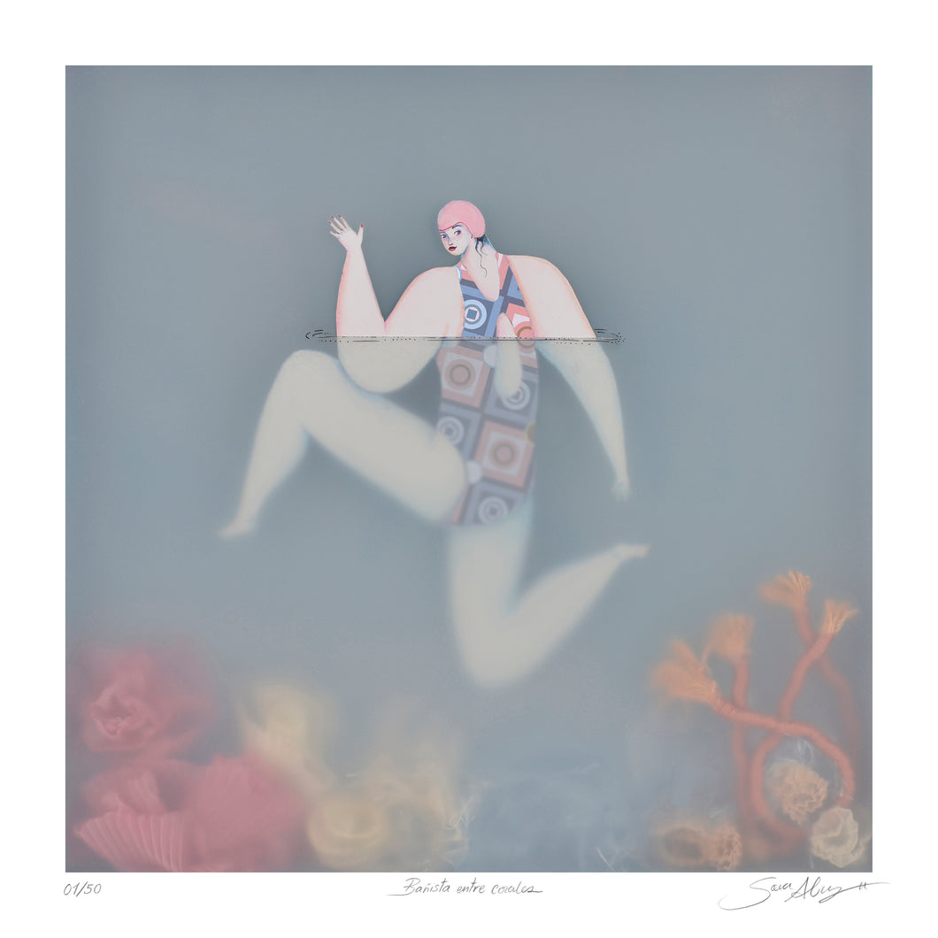 Bañista entre Corales | Sonia Alins | Limited Edition