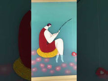 Load and play video in Gallery viewer, Viviendo de Likes (Waiting for a Like) | Sonia Alins | Painting
