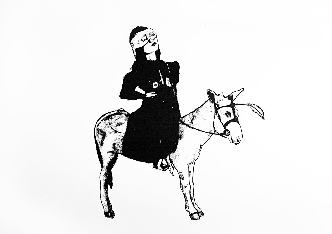 Lady on a Donkey | Marcelina Amelia | Limited Edition Print